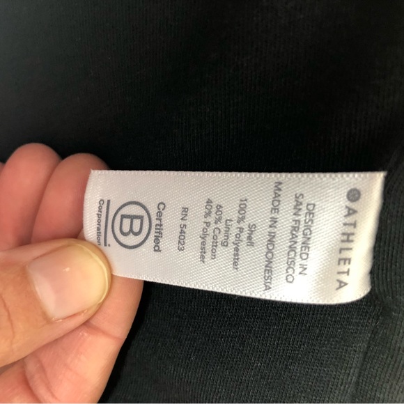 Athleta | Black Fuzzy Fleece Ultra Warm Long Jacket - Picture 7 of 8